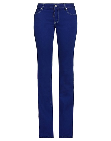 DSQUARED2 Denim pants Dark purple 98% Cotton, 2% Elastane