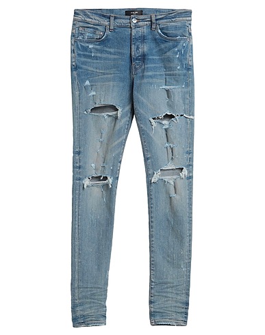 AMIRI Denim pants Blue 92% Cotton, 6% Elastomultiester, 2% Elastane