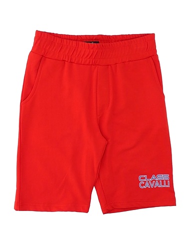 CAVALLI CLASS Shorts & Bermudas Rot 95% Baumwolle, 5% Elastan