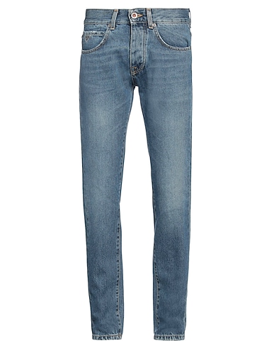 FIFTY FOUR Denim trousers Blue 100% Cotton