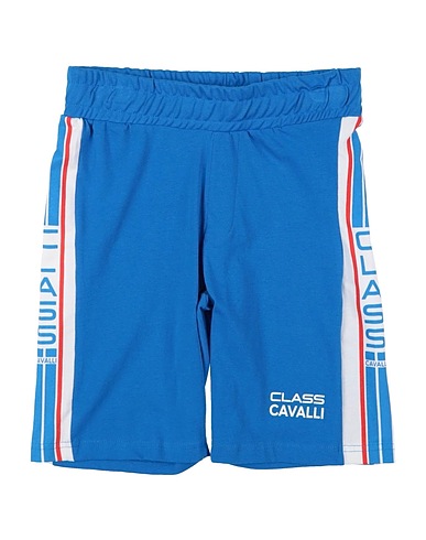 CAVALLI CLASS Shorts & Bermuda JUNIOR Azure 95% Cotton, 5% Elastane