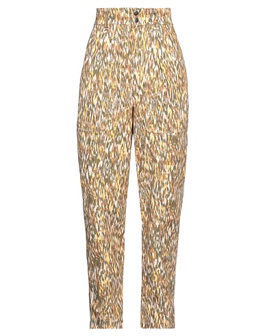 MARANT ÉTOILE Casual trouser Yellow 100% Cotton