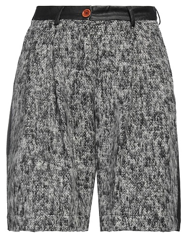 JEJIA Shorts & Bermuda Black 61% Virgin Wool, 28% Mohair wool, 11% Polyamide, Polyurethane, Viscose