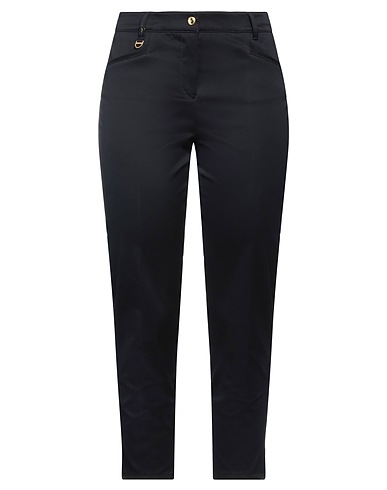 PAMELA HENSON Casual pants Midnight blue 97% Cotton, 3% Elastane