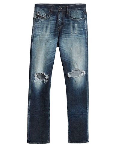 DIESEL Pantaloni jeans Blu 98% Cotone, 2% Elastan, Vacchetta