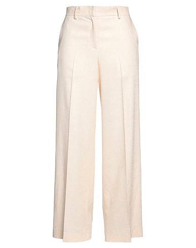 MSGM Casual pants Beige 91% Viscose, 8% Polyester, 1% Elastane