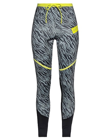 EA7 Athletic leggings Grey 88% Polyester, 12% Elastane