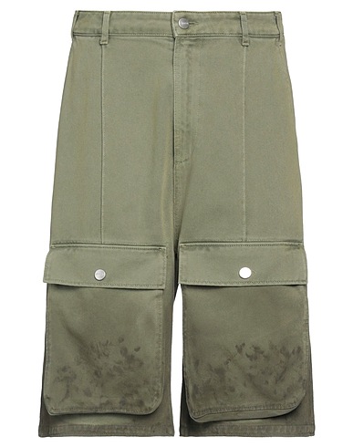 ENTERPRISE JAPAN Shorts & Bermuda Military green 100% Cotton