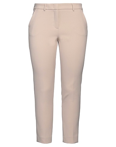 PESERICO Casual pants EASY Off white 64% Polyester, 27% Viscose, 6% Cotton, 3% Elastane