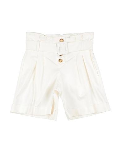 FUN & FUN Shorts & Bermuda Off white 98% Cotton, 2% Elastane