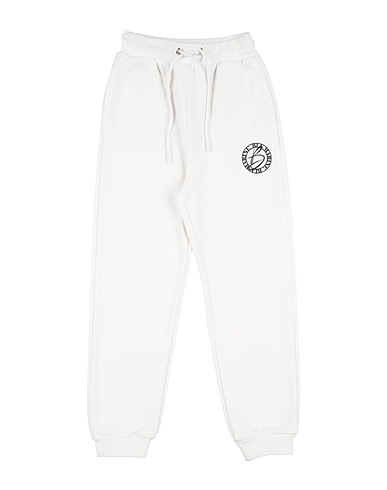 MISS BLUMARINE Casual trouser White 100% Cotton