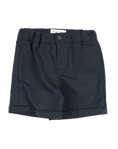 EMPORIO ARMANI Shorts & Bermuda Navy blue 54% Cotton, 42% Viscose, 4% Elastane