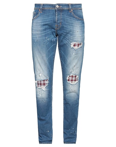 TRAMAROSSA Denim pants Blue 98% Cotton, 2% Elastane