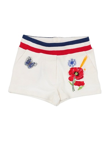 MONNALISA Shorts & Bermuda White 94% Paper, 6% Elastane