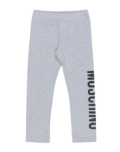 MOSCHINO TEEN Leggings Grigio chiaro 95% Cotone, 5% Elastan