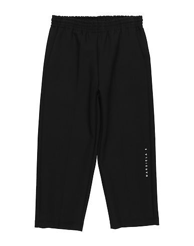 MM6 MAISON MARGIELA パンツ ブラック ポリエステル 54% / バージンウール 44% / ポリウレタン 2%
