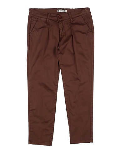 OVER/D Pantalone Marrone 98% Cotone, 2% Elastan