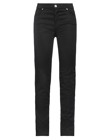 TRUSSARDI Casual pants Black 93% Cotton, 7% Elastane