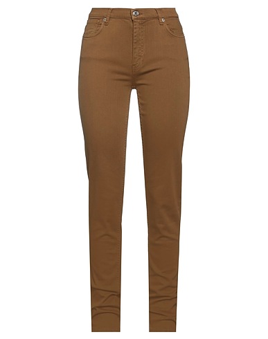 TRUSSARDI Denim trousers Khaki 92% Cotton, 6% Polyester, 2% Elastane
