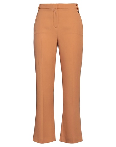 VERSACE Casual pants Camel 74% Acetate, 26% Viscose