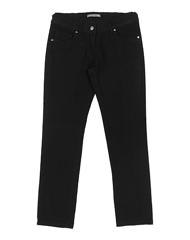 LAURA BIAGIOTTI DOLLS Casual trouser Black 98% Cotton, 2% Elastane