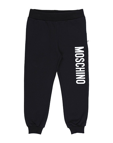 MOSCHINO KID Casual trouser Black 97% Cotton, 3% Elastane