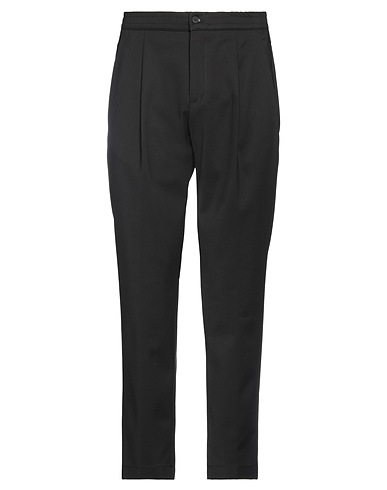 NGSEIDUE Pantalone Nero 60% Cotone, 37% Nylon, 3% Elastan