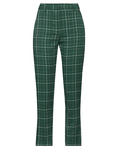 LIU •JO Casual pants Green 75% Polyester, 20% Viscose, 3% Elastane, 2% Metallic fiber