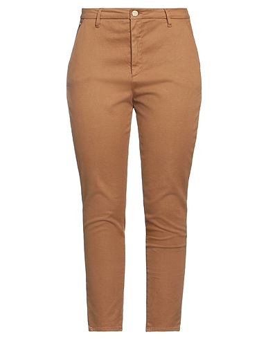 STAFF GALLERY Casual trouser Camel 50% Organic cotton, 48% Cotton, 2% Elastane