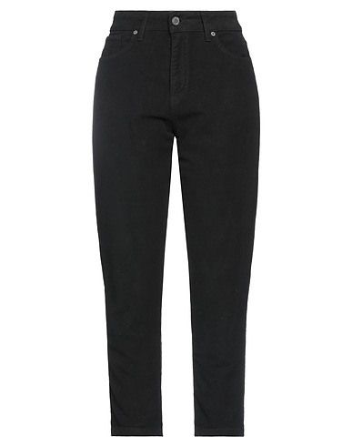 SOUVENIR Casual trouser Black 98% Cotton, 2% Elastane