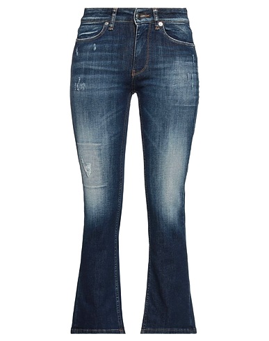VICOLO Denim trousers Blue 98% Cotton, 2% Elastane