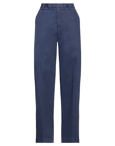 CELLAR DOOR Casual pants Navy 97% Cotton, 3% Elastane