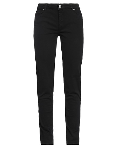 TRUSSARDI Pantalone Nero 98% Cotone, 2% Elastan