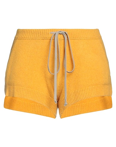 RICK OWENS Shorts & Bermuda Marigold 93% Cashmere, 4% Elastane, 3% Wool