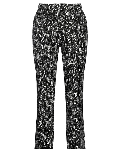 DIANA GALLESI Casual trouser Black 61% Cotton, 35% Polyamide, 4% Elastane