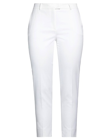 PESERICO Pantalone Bianco 97% Cotone, 3% Elastan
