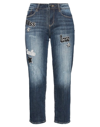 FRACOMINA Denim trousers Blue 98% Cotton, 2% Elastane