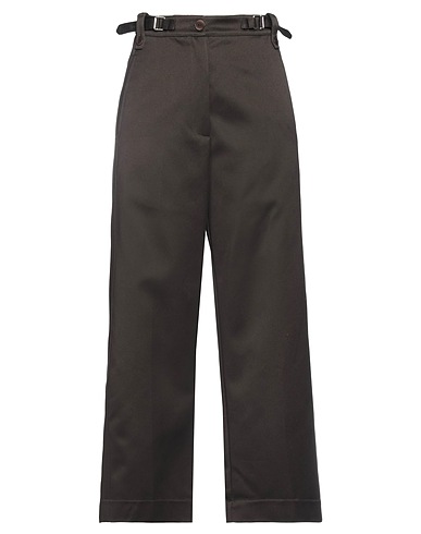 MALLONI Casual pants Dark brown 60% Cotton, 40% Polyamide