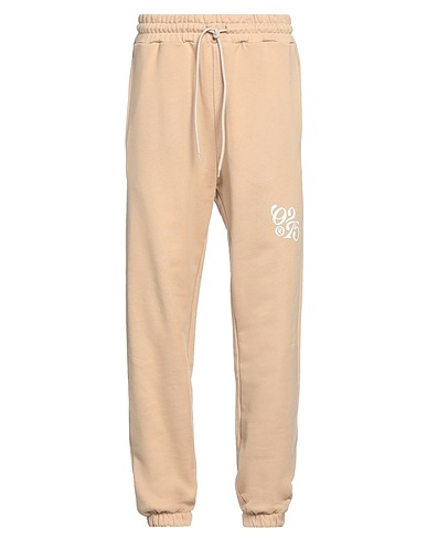 02SETTANTACINQUE Casual trouser Beige 100% Cotton