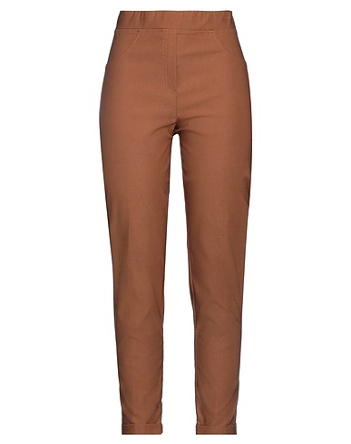 LOLA SANDRO FERRONE Casual trouser Camel 70% Viscose, 26% Polyamide, 4% Elastane