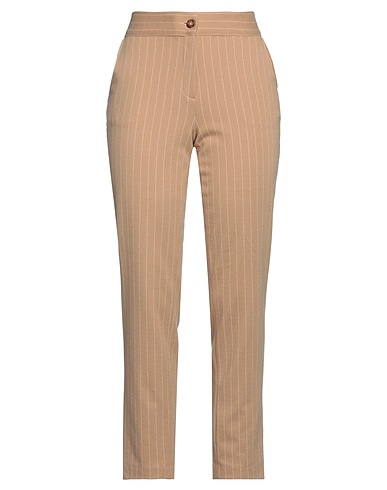DIANA GALLESI Casual pants Camel 57% Polyester, 28% Viscose, 13% Polyamide, 2% Elastane