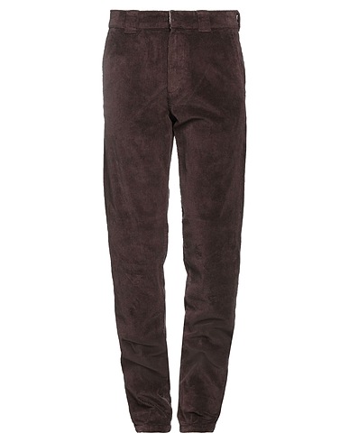 JACK & JONES Casual trouser Chocolate brown 98% Cotton, 2% Elastane