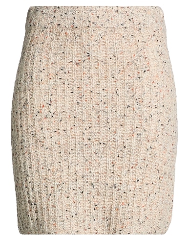 I BLUES Мини-юбка Серый 39% Акрил, 37% Полиамид, 18% Шерсть альпака, 6% Шерсть