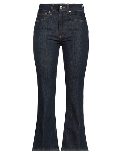 GRIFONI Denim trousers Blue 98% Cotton, 2% Elastane