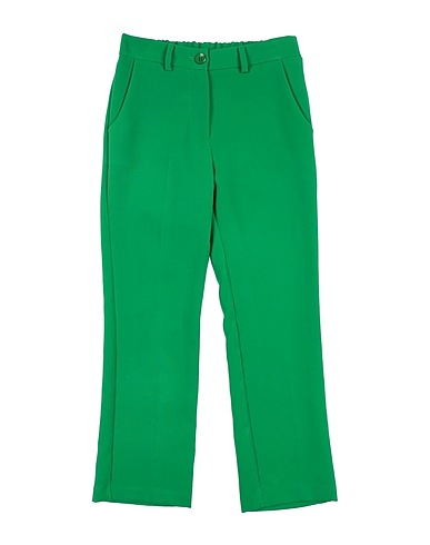 MANILA GRACE Casual trouser Green 90% Polyester, 10% Elastane