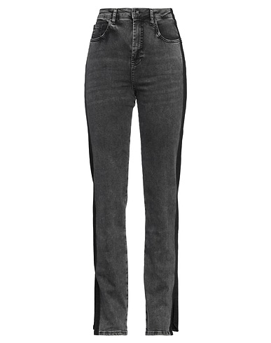 PATRIZIA PEPE Denim pants Charcoal 91% Cotton, 7% Polyester, 2% Elastane