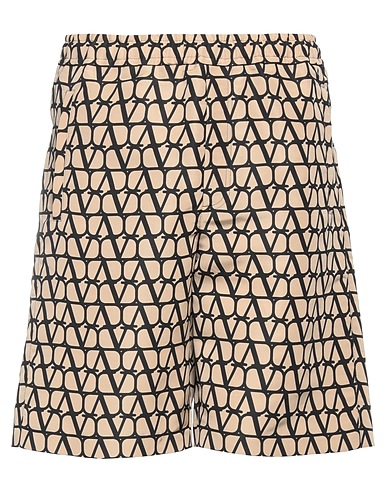 VALENTINO GARAVANI Shorts & Bermuda Beige 100% Silk