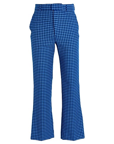 VALENTINO GARAVANI Casual trouser Blue 52% Cotton, 48% Virgin Wool