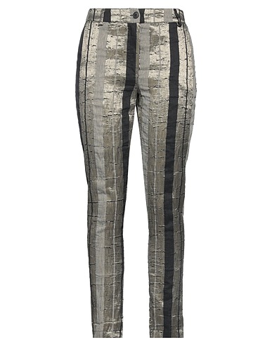 BERNA Casual trouser Platinum 48% Linen, 36% Polyester, 16% Cotton