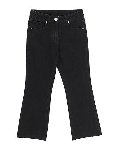 MANILA GRACE Denim trousers Black 98% Cotton, 2% Elastane